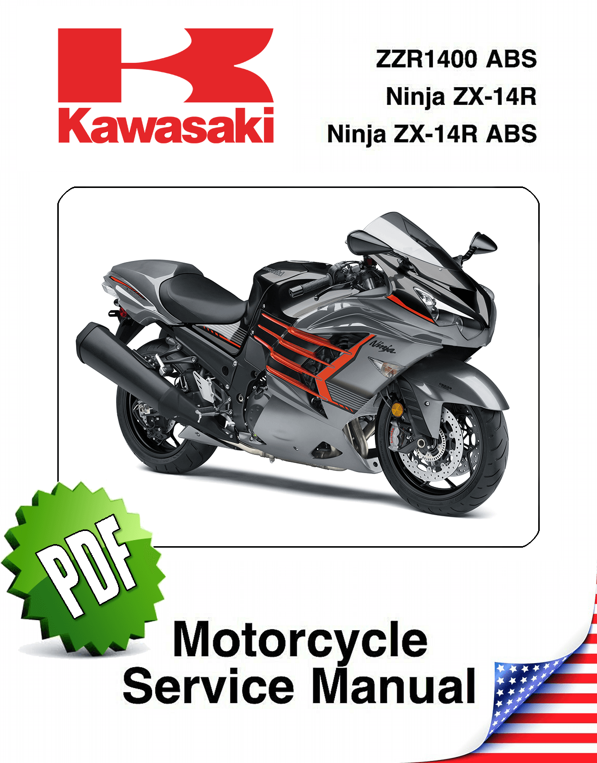 Kawasaki Ninja ZX14R (1st gen.) Repair Manual PDF Service Manuals