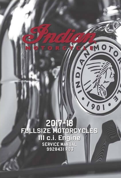 Indian 2014 Full-Size Motorcycle Service Manual 