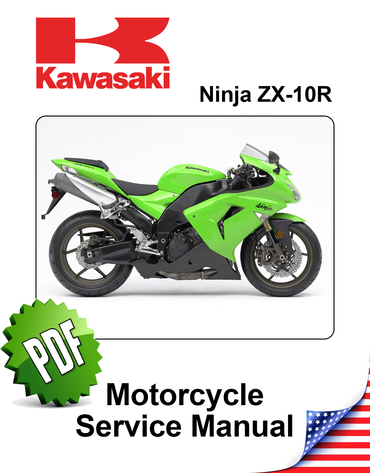 gys symbol Ved navn Kawasaki Ninja ZX10R 2006-2007 (2nd generation) Repair Manual - PDF Service  Manuals