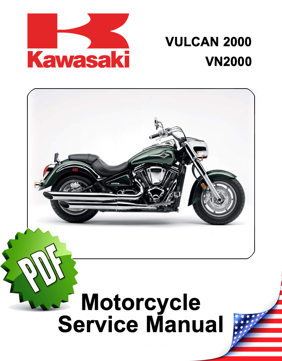 Kawasaki Vulcan VN2000 Repair - PDF Service Manuals